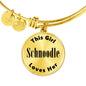 Schnoodle - 18k Gold Finished Bangle Bracelet