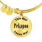 Pekapoo - 18k Gold Finished Bangle Bracelet