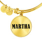 Martha v01 - 18k Gold Finished Bangle Bracelet