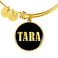 Tara v02 - 18k Gold Finished Bangle Bracelet