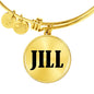 Jill v01 - 18k Gold Finished Bangle Bracelet