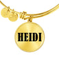 Heidi v01 - 18k Gold Finished Bangle Bracelet