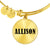 Allison v01 - 18k Gold Finished Bangle Bracelet