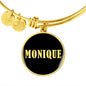 Monique v02 - 18k Gold Finished Bangle Bracelet