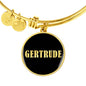 Gertrude v02 - 18k Gold Finished Bangle Bracelet