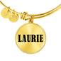 Laurie v01 - 18k Gold Finished Bangle Bracelet