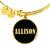 Allison v02 - 18k Gold Finished Bangle Bracelet