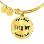 Beaglier - 18k Gold Finished Bangle Bracelet