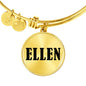 Ellen v01 - 18k Gold Finished Bangle Bracelet