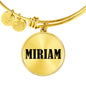 Miriam v01 - 18k Gold Finished Bangle Bracelet