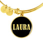 Laura v02 - 18k Gold Finished Bangle Bracelet