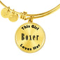 Boxer - 18k Gold Finished Bangle Bracelet
