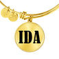 Ida v01 - 18k Gold Finished Bangle Bracelet