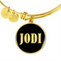 Jodi v02 - 18k Gold Finished Bangle Bracelet