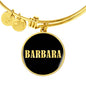 Barbara v02 - 18k Gold Finished Bangle Bracelet