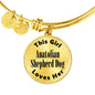 Anatolian Shepherd Dog - 18k Gold Finished Bangle Bracelet