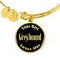 Greyhound v2 - 18k Gold Finished Bangle Bracelet