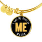 Heart In Maine - 18k Gold Finished Bangle Bracelet