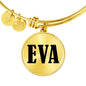 Eva v01 - 18k Gold Finished Bangle Bracelet