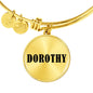 Dorothy v01 - 18k Gold Finished Bangle Bracelet