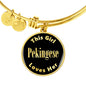 Pekingese v2 - 18k Gold Finished Bangle Bracelet