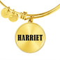 Harriet v01 - 18k Gold Finished Bangle Bracelet