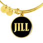 Jill v02 - 18k Gold Finished Bangle Bracelet