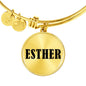 Esther v01 - 18k Gold Finished Bangle Bracelet