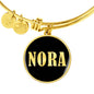 Nora v02 - 18k Gold Finished Bangle Bracelet
