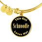 Schnoodle v2 - 18k Gold Finished Bangle Bracelet