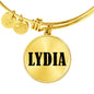 Lydia v01 - 18k Gold Finished Bangle Bracelet