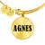 Agnes v01 - 18k Gold Finished Bangle Bracelet