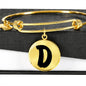 Initial D v1b - 18k Gold Finished Bangle Bracelet