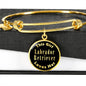 Labrador Retriever v1 - 18k Gold Finished Bangle Bracelet