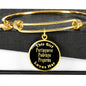 Portuguese Podengo Pequeno v2 - 18k Gold Finished Bangle Bracelet