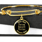 Parson Russell Terrier v2 - 18k Gold Finished Bangle Bracelet