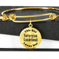 Norwegian Lundehund - 18k Gold Finished Bangle Bracelet