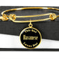 Havanese - 18k Gold Finished Bangle Bracelet