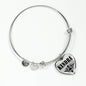 Kendra v01 - Heart Pendant Bangle Bracelet