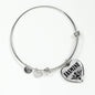 Jasmine v01 - Heart Pendant Bangle Bracelet