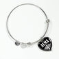Alma v02 - Heart Pendant Bangle Bracelet