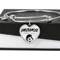 Mama, Est. 1971 - Heart Pendant Bangle Bracelet