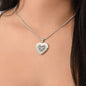 The Best Kind Of Mom Raises A Firefighter - Engraved Heart Pendant Necklace