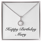 Happy Birthday Mary - Eternal Hope Necklace