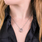 Happy Birthday Mary v2 - Lucky In Love Necklace With Mahogany Style Luxury Box