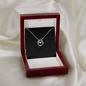 Lucky In Love Necklace With Mahogany Style Luxury Box v2