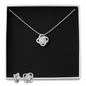 Love Knot Necklace And Earrings Set v2