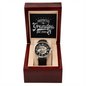 Promoted To Grandpa 2018 - Men's Openwork Watch