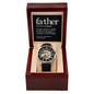 Father (noun) - Men's Openwork Watch