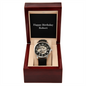 Happy Birthday Robert v2 - Men's Openwork Watch